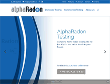 Tablet Screenshot of alpharadon.ie